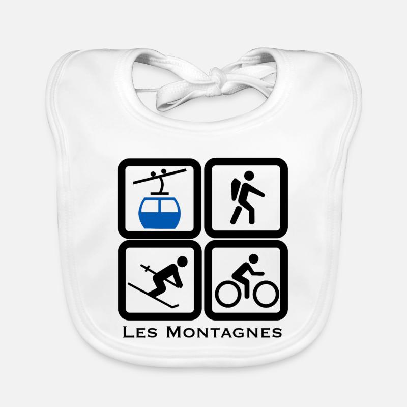 Die Berge Baby Bio-Lätzchen