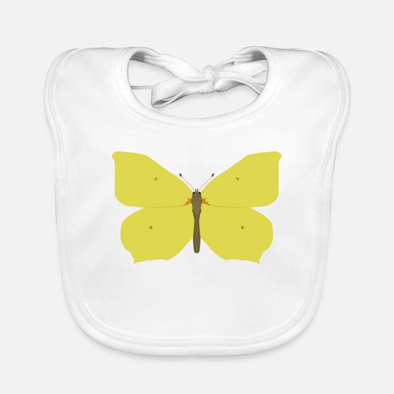 Butterflies: The lemon butterfly Organic Baby Bibs