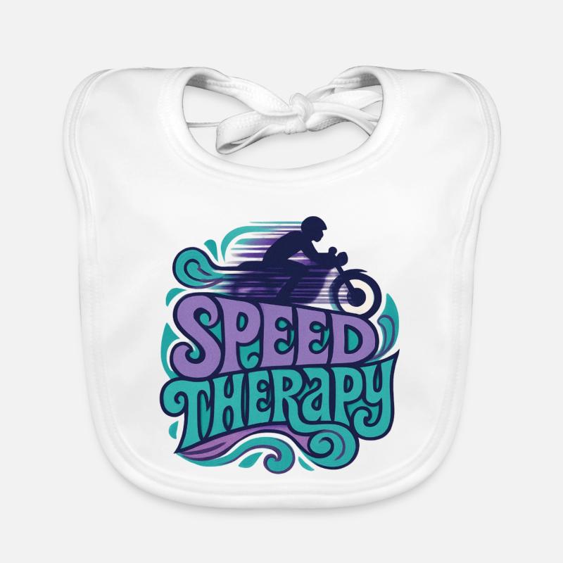 Speed Therapy – Motorrad Baby Bio-Lätzchen
