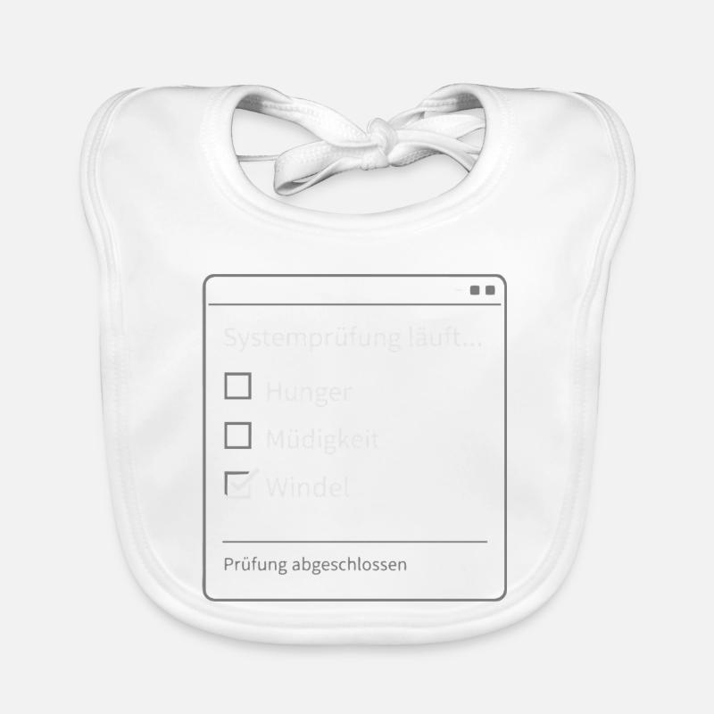 Vérification du système en cours – Combinaison de bébé drôle pour parents Bavoir bio Bébé
