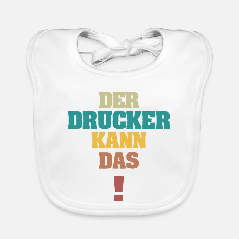 Printer Organic Baby Bibs