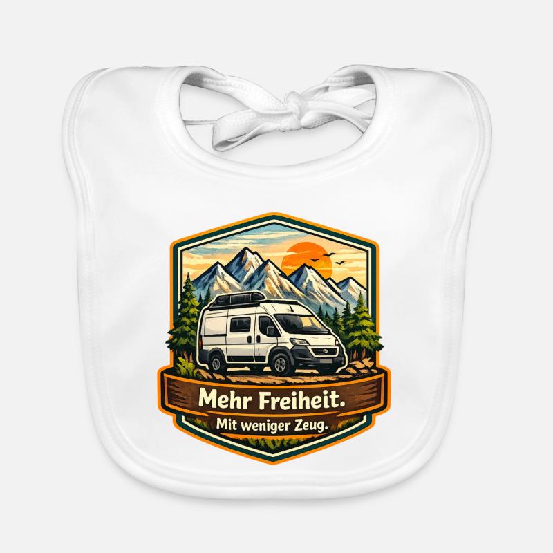 Camping-More Freedom-With Less Stuff-Camper Organic Baby Bibs