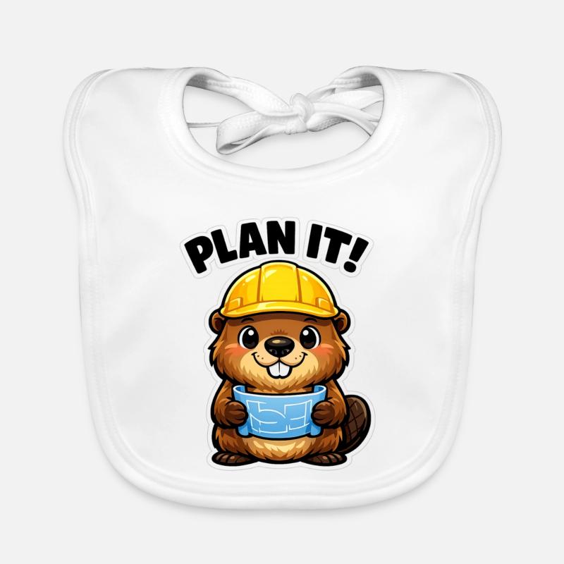 Bauheld Beaver avec Plan Bavoir bio Bébé