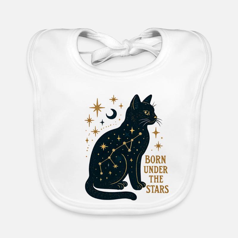Constellation du Chat Stellaire Bavoir bio Bébé
