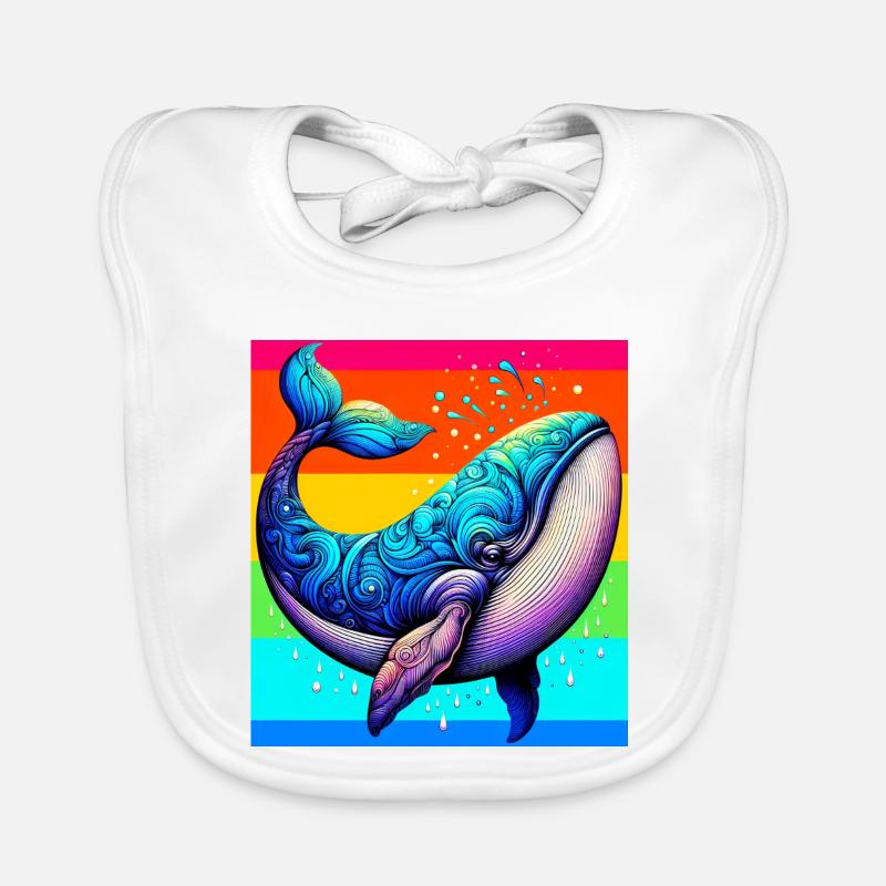 baleine Bavoir bio Bébé