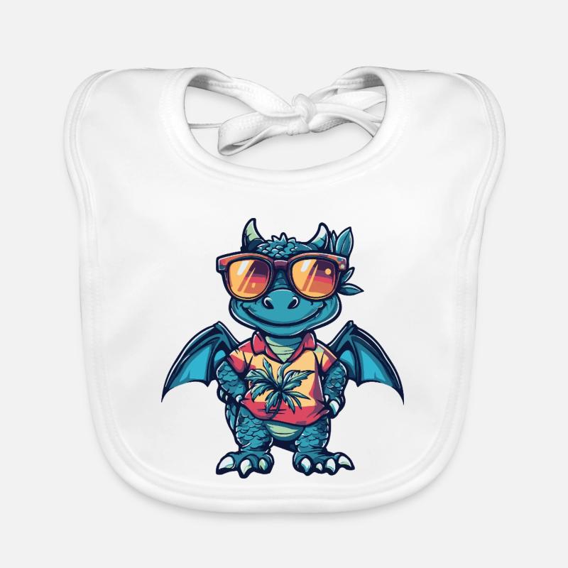 Dragon Comic Holiday Bavoir bio Bébé