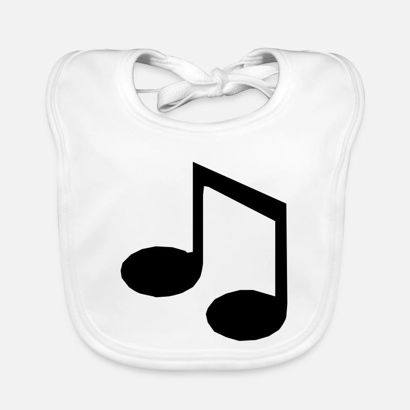 Note de musique Bavoir bio Bébé