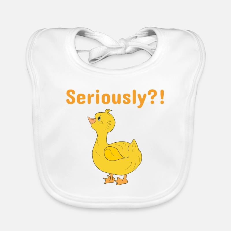 Yellow duckling Organic Baby Bibs