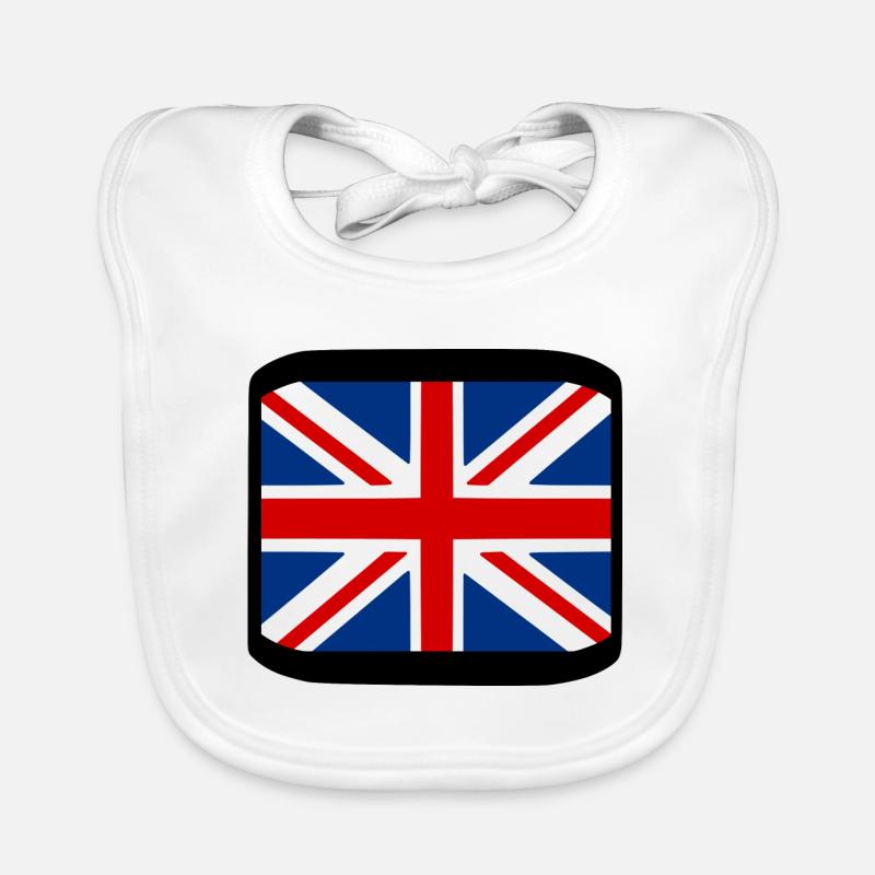 Union jack Baby Bio-Lätzchen