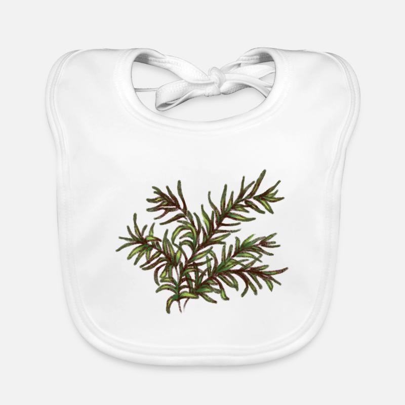 Plante feuillue 1 Bavoir bio Bébé