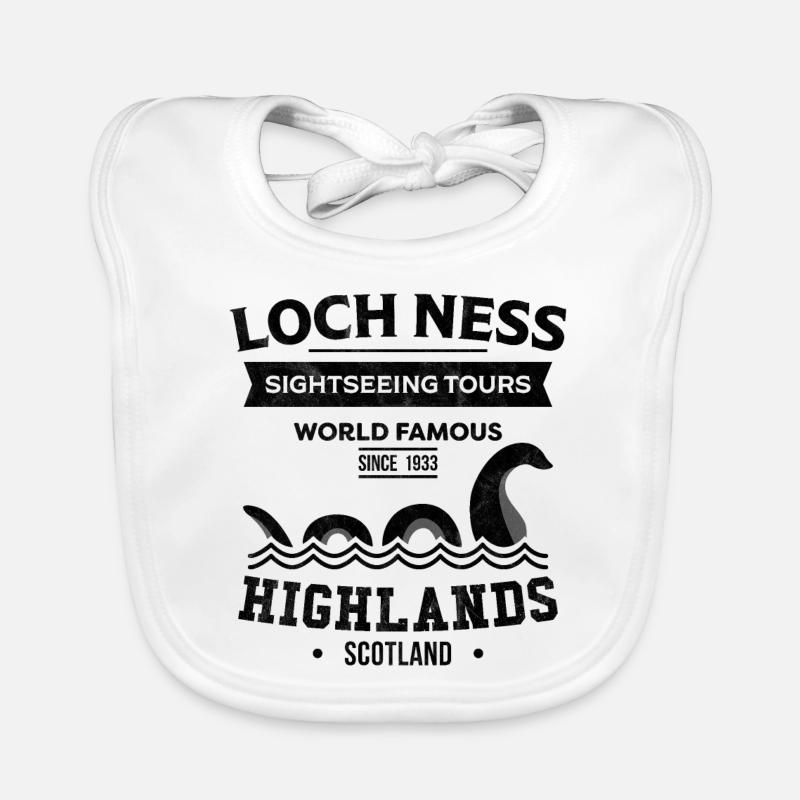 Visites guidées du monstre du Loch Ness Bavoir bio Bébé
