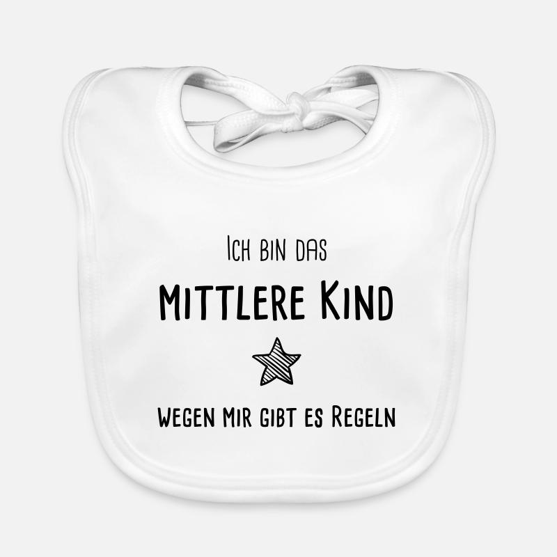 Bin das mittlere Kind - wegen mir gibt es Regeln Baby Bio-Lätzchen