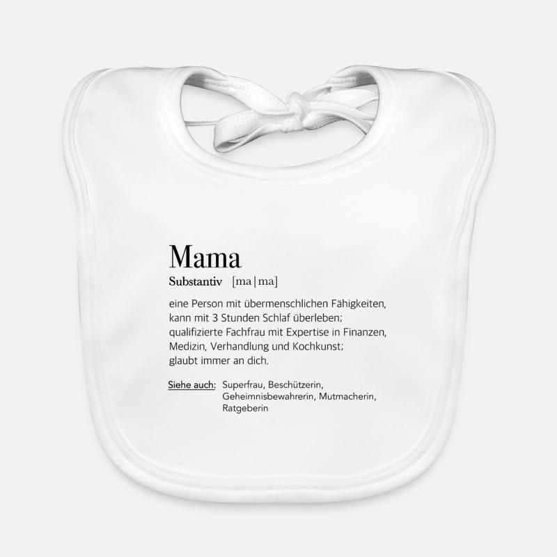 Mama Definition Baby Bio-Lätzchen
