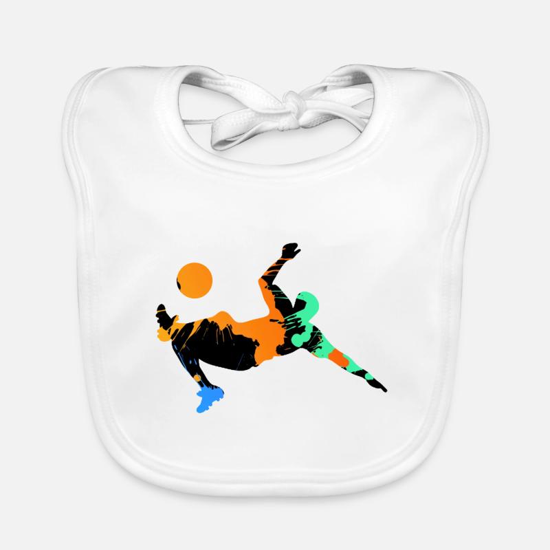Fußball Baby Bio-Lätzchen