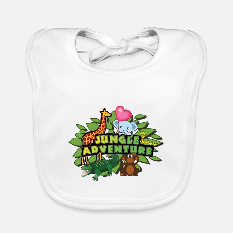 Dschungel Abenteuer Baby Bio-Lätzchen