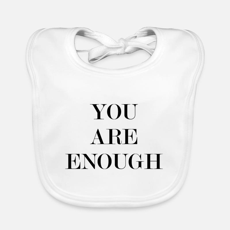 DU BIST GENUG Baby Bio-Lätzchen