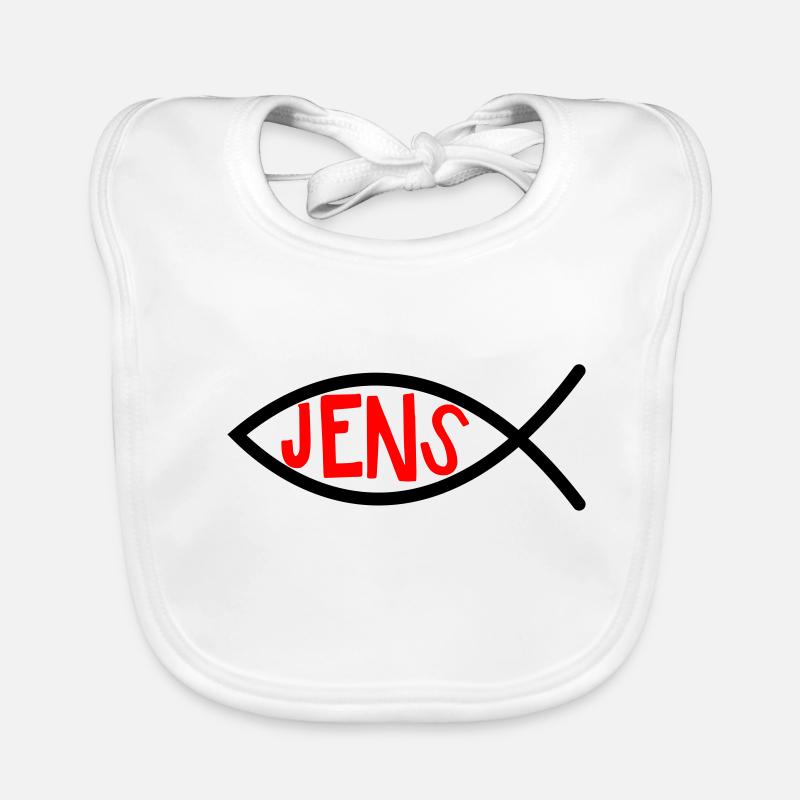 Jens Ichthys4m3 Names First names Christian Organic Baby Bibs