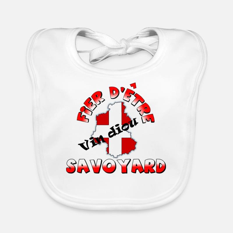 Fier d être savoyard 2 Bavoir bio Bébé