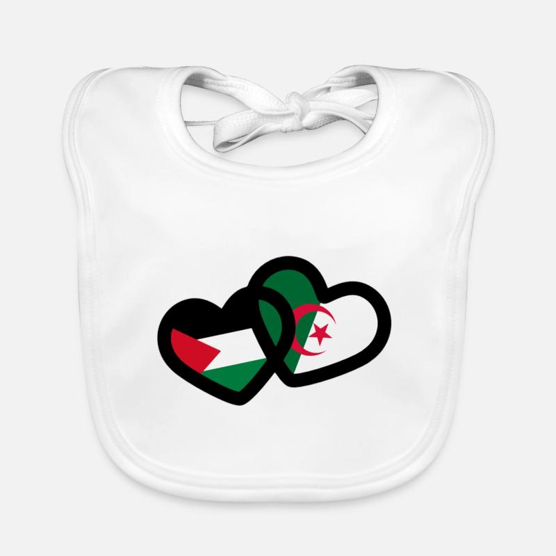 Algerien & Palästina Baby Bio-Lätzchen