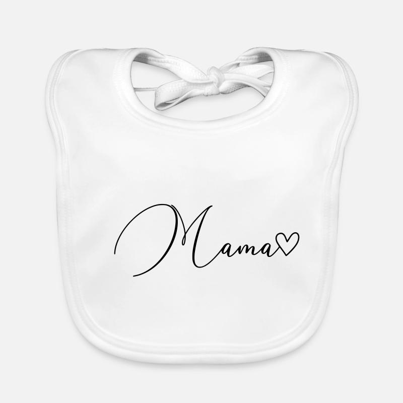 Mama Schrift Baby Bio-Lätzchen