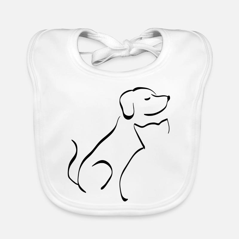 Chien Chat Bavoir bio Bébé
