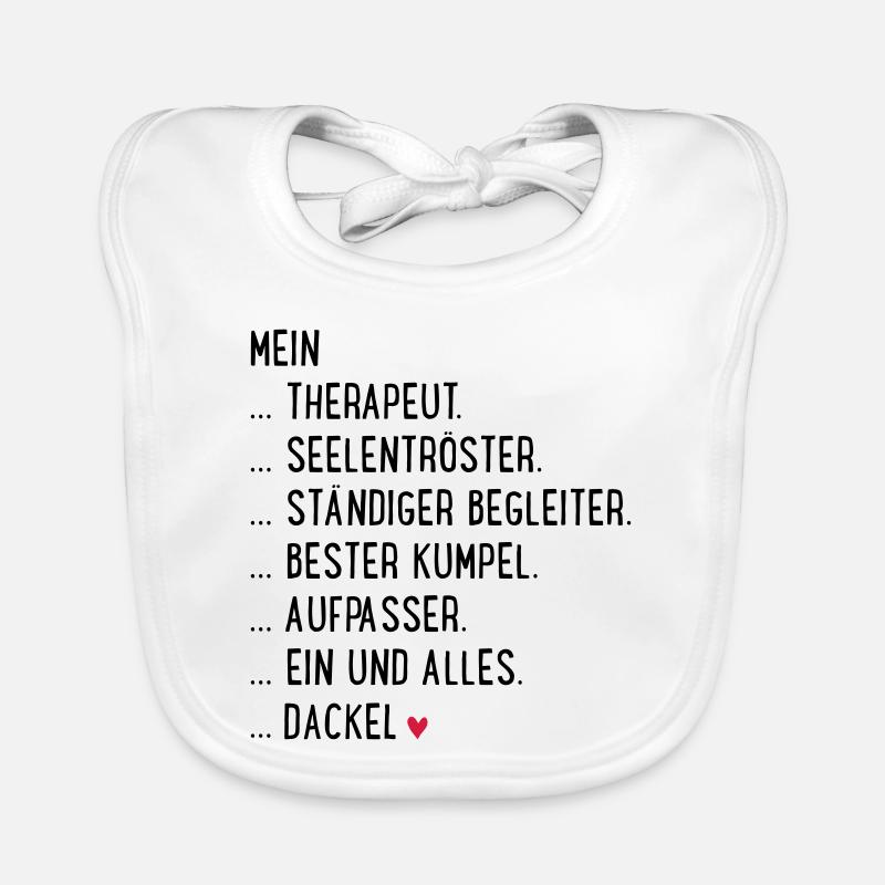 Dackel Baby Bio-Lätzchen