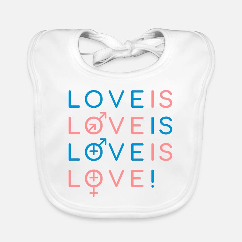 Gay Love Matters Organic Baby Bibs