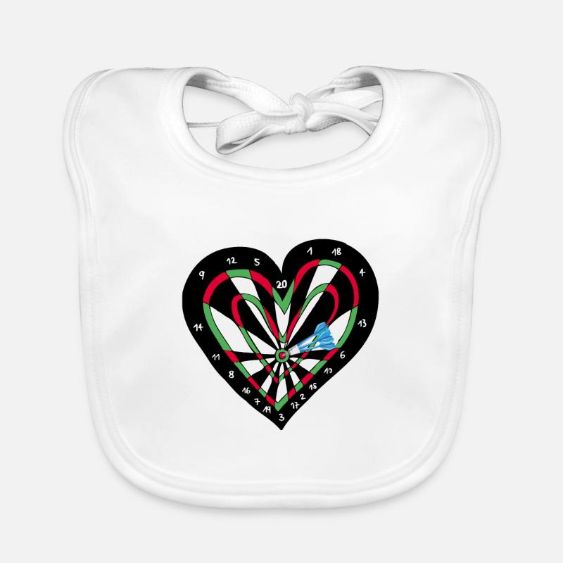 Cupid's Arrow Gift Organic Baby Bibs