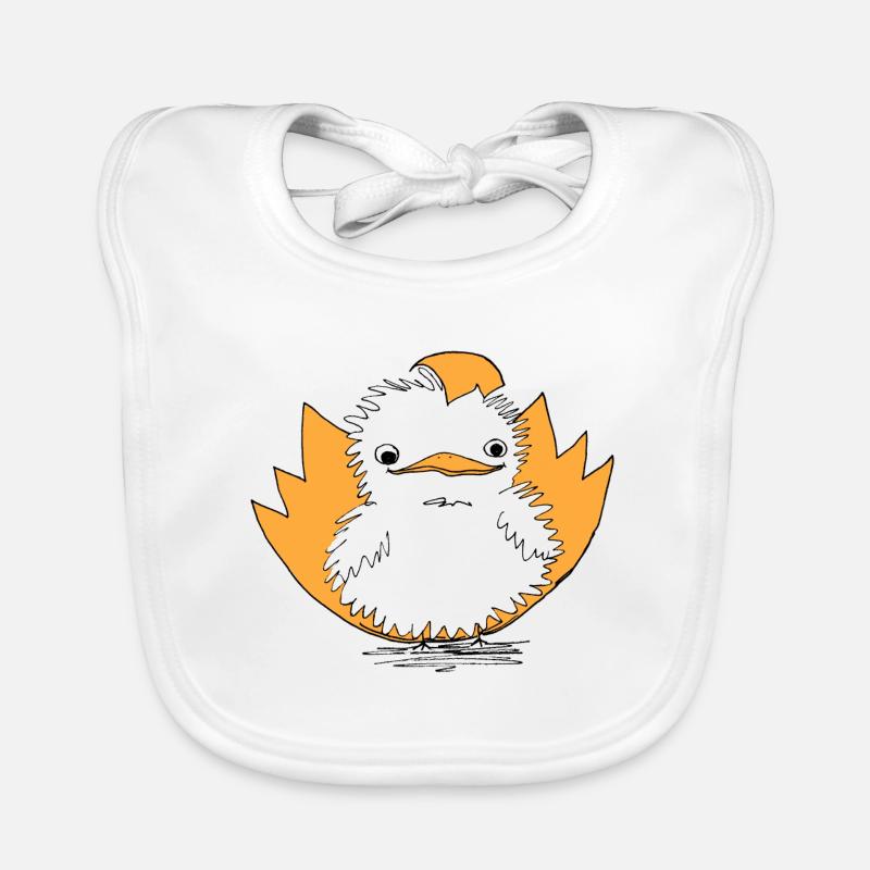 Easter chick Baby Bio-Lätzchen