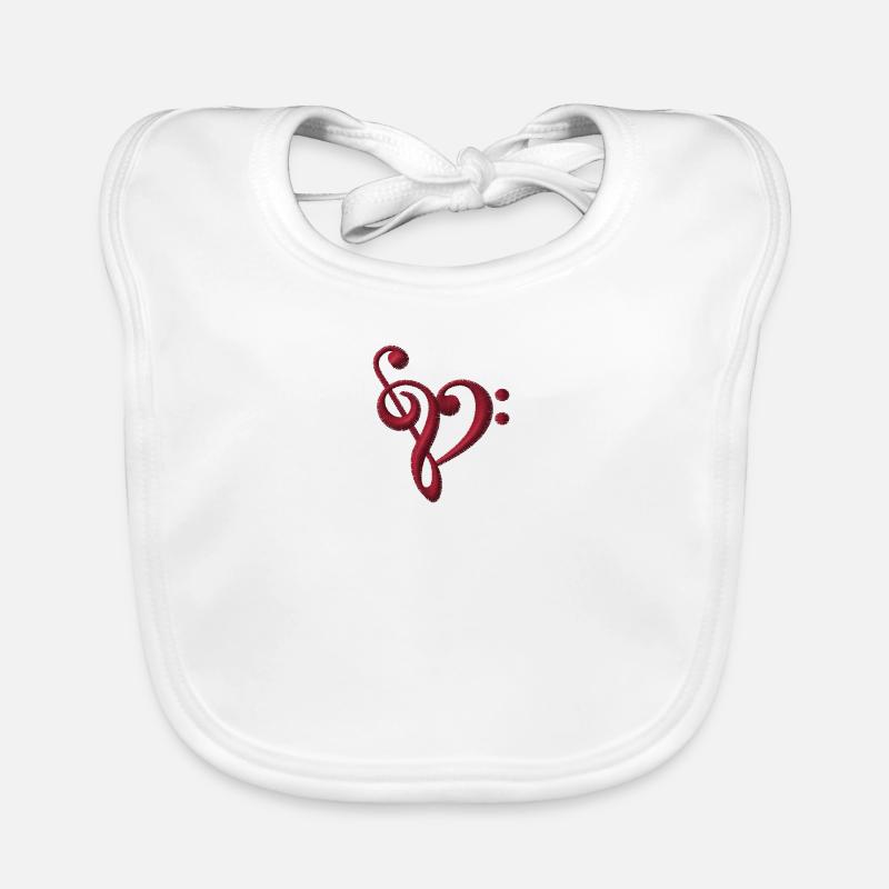 Note brodée Bavoir bio Bébé