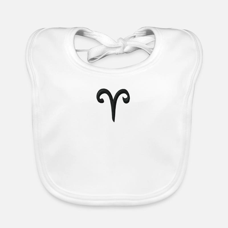 Aries - Baby Bio-Lätzchen - Weiß