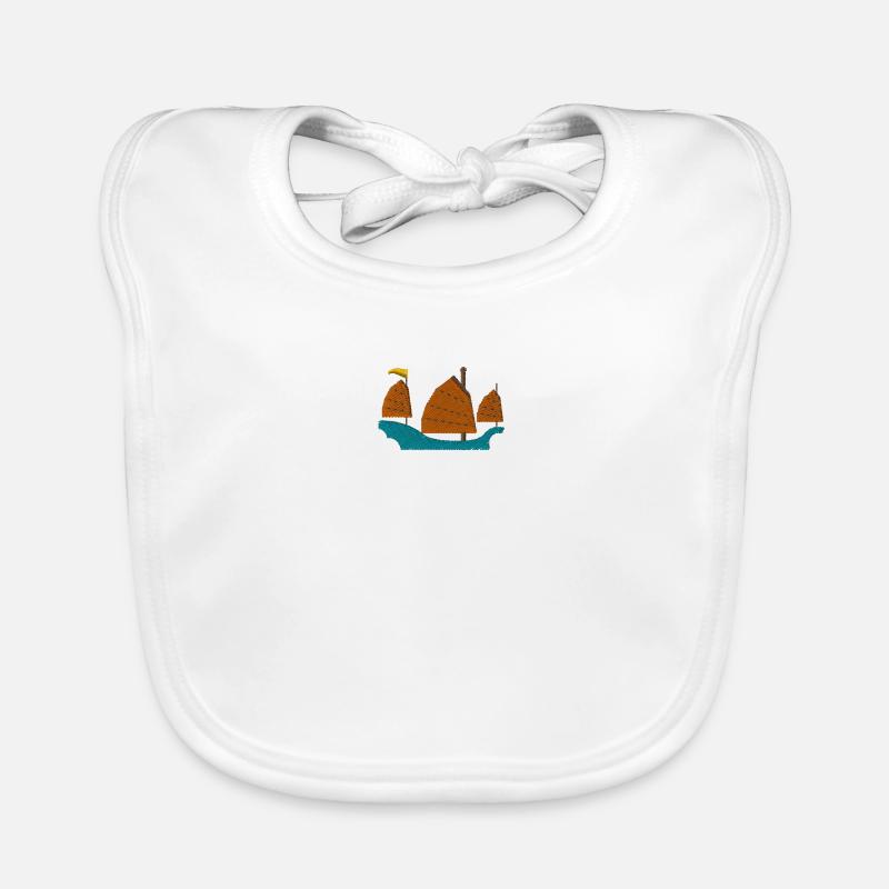 Sailing ship Baby Bio-Lätzchen
