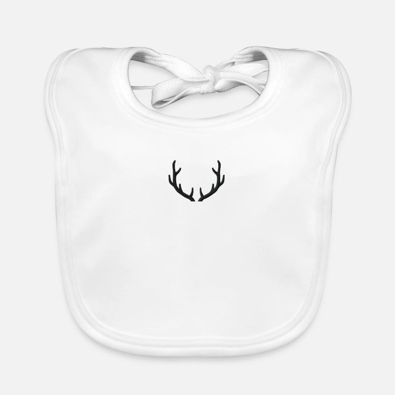 Ramure - Bavoir bio Bébé - blanc