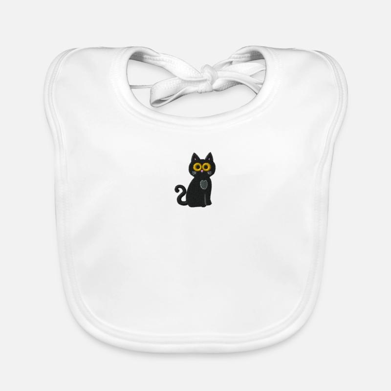 Chat Bavoir bio Bébé