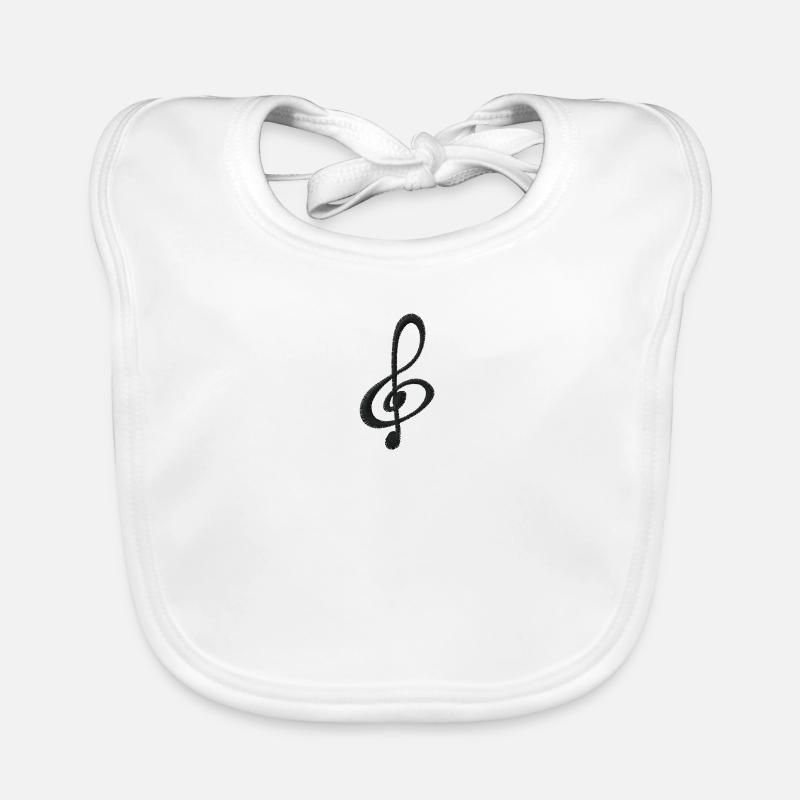 Note brodée Bavoir bio Bébé