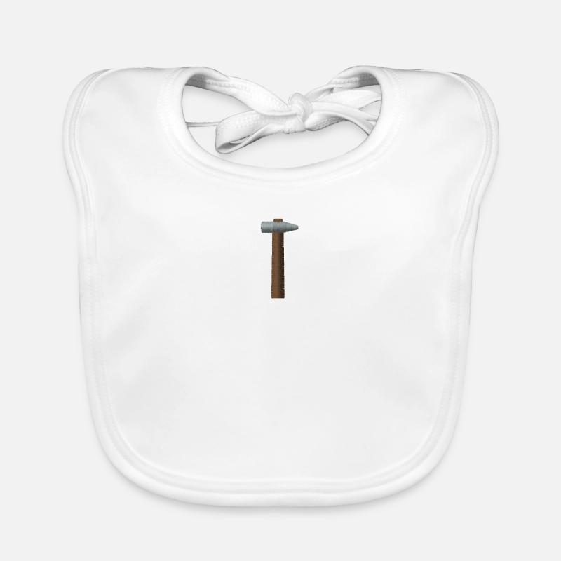 Marteau brodé Bavoir bio Bébé