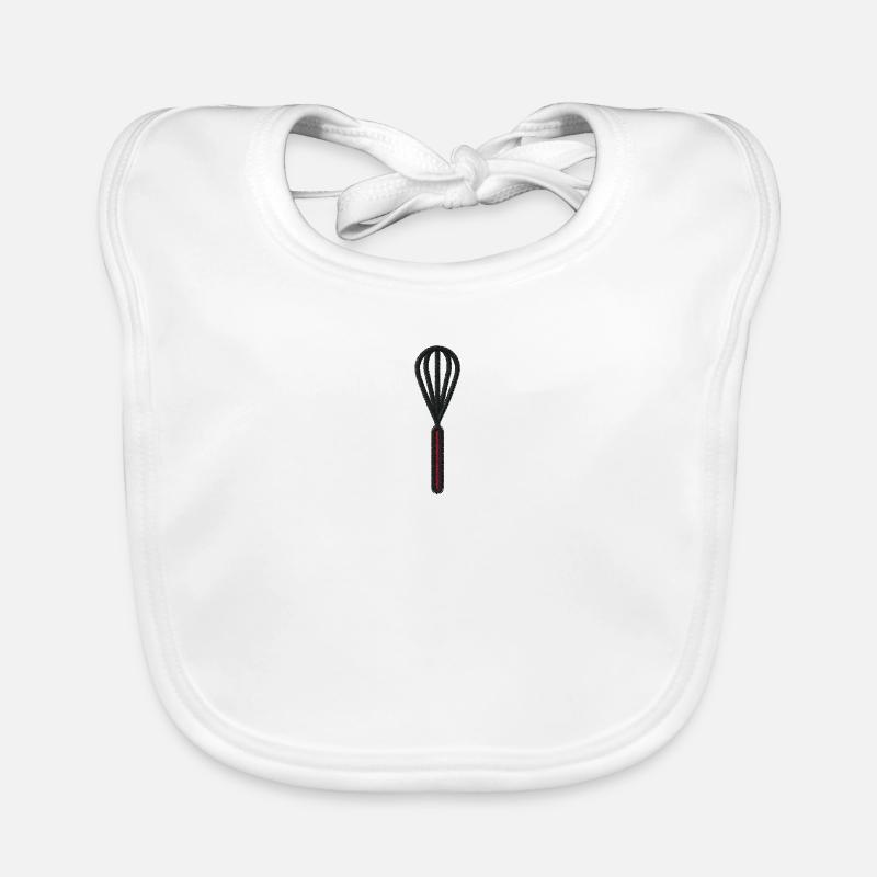 Fouet brodé Bavoir bio Bébé