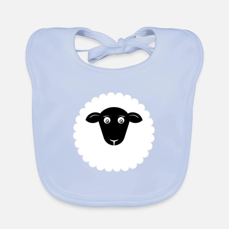 Schaf 1 Baby Bio-Lätzchen