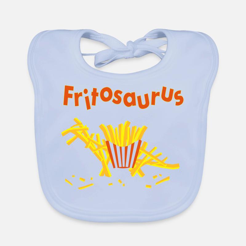 Fritosaurus - Vector both in one design Organic Baby Bibs