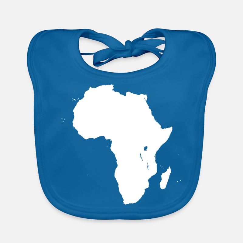 Continent Africain Bavoir bio Bébé