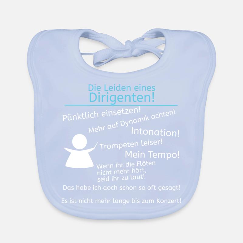 Die Leiden eines Dirigenten Geschenk Orchester Baby Bio-Lätzchen