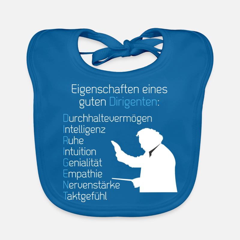 Eigenschaften eines Dirigenten Chorleiter Chor Baby Bio-Lätzchen