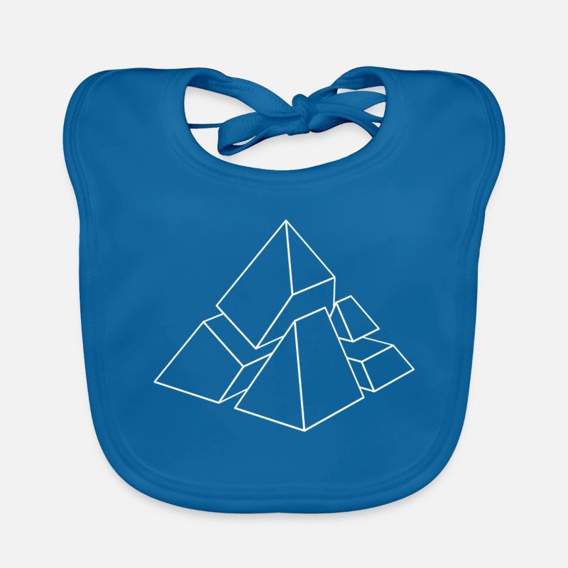 JOSZ DESIGN Pyramide 3 Bavoir bio Bébé