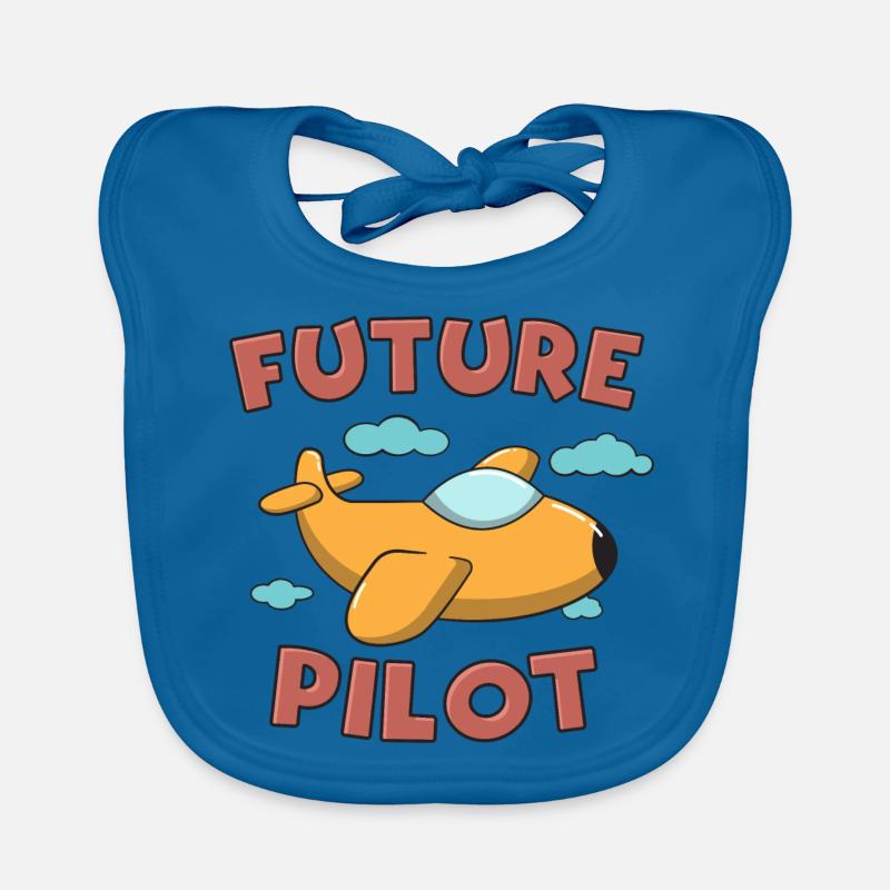Future Pilot Gift Organic Baby Bibs