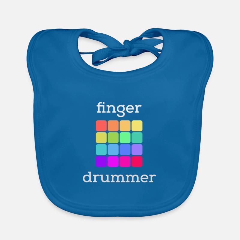 Beatmaker Drum Machine Geschenk Fingerdrummer Baby Bio-Lätzchen