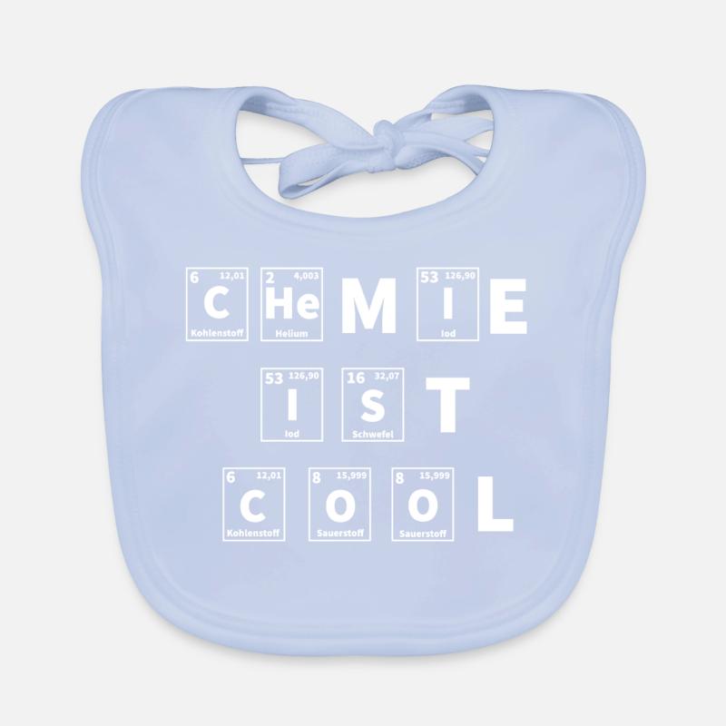 La chimie est cool Bavoir bio Bébé