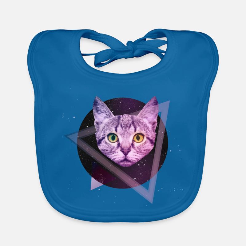 Space Katze Baby Bio-Lätzchen