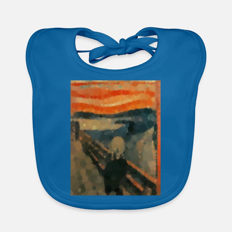 Le cri - cercles Bavoir bio Bébé