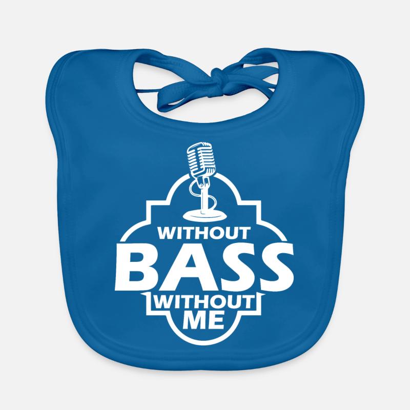 without bass without me Mikro Baby Bio-Lätzchen