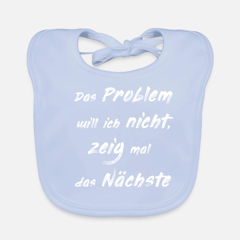das problem will ich nicht Design Baby Bio-Lätzchen
